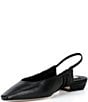 Antonio Melani Winnie Leather Ruched Slingback Flats - Image 4