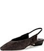 Antonio Melani Winnie Suede Ruched Slingback Flats - Image 4