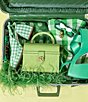 Antonio Melani x Amanda Jones Vaughan Brigitte Box Crocodile Embossed Top Handle Satchel Bag - Image 5
