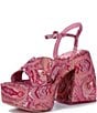 Antonio Melani x Amanda Jones Vaughan Cece Paisley Print Platform Block Heel Dress Sandals - Image 4