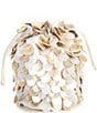 Antonio Melani x Amanda Jones Vaughan Roxie Disc Shell Drawstring Clutch - Image 1