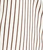 Antonio Melani x Amanda Jones Vaughan Sherry Coordinating Printed Satin Stripe Flat Front Wide Leg Pants - Image 4