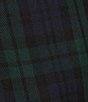 Color:Alpine/Black - Image 6 - x Born on Fifth Jennings One Shoulder Plaid Velvet Bow Detail Maxi Dress