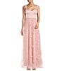 Color:Pink Salt - Image 1 - x Breast Cancer Awareness Capsule Mely Satin Embroidered Tulle Dress