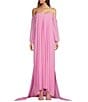 Color:Lily - Image 1 - x Breast Cancer Awareness Capsule Stacy Chiffon Dress