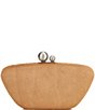 Color:Fawn - Image 2 - x Elizabeth Damrich Hair Calf Minaudiere Clutch