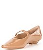 Color:Fawn - Image 5 - x Elizabeth Damrich Livi Pointed Toe Patent Leather Mary Jane Dress Flats