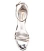 Color:Tarnished Silver - Image 6 - x Elizabeth Damrich Mama Metallic Ankle Strap Kitten Heel Sandals