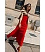 Antonio Melani x Elizabeth Damrich Radziwill Full Length Strapless Crepe Dress, Rouge - Image 25