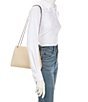 Color:Marble - Image 5 - x Elizabeth Damrich Shagreen Double Clutch Shoulder Bag