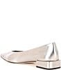 Antonio Melani x Elizabeth Damrich Trapeze Metallic Leather Dress Pumps, Tarnished Silver - Image 3