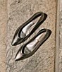 Antonio Melani x Elizabeth Damrich Trapeze Metallic Leather Dress Pumps, Tarnished Silver - Image 8