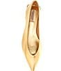 Antonio Melani x Elizabeth Damrich Trapeze Metallic Leather Dress Pumps, Gold - Image 5