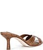 Antonio Melani x Kristen Nichols Astor Leather Crocodile Dress Mules - Image 3