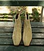 Antonio Melani x Kristen Nichols George Suede Low Heel Booties - Image 1