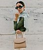 Color:Fawn - Image 1 - x Elizabeth Damrich Paris Satchel Bag