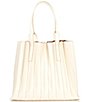 Color:Marble/Fawn - Image 2 - x Elizabeth Damrich Pleated Tote Bag