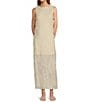 Antonio Melani x M.G. Style Blake Soutache Round Neck Sleeveless Shift Dress, Color:Oat - Image 2