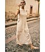 Antonio Melani x M.G. Style Blake Soutache Round Neck Sleeveless Shift Dress, Color:Oat - Image 5