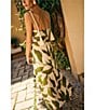 Antonio Melani x M.G. Style Finley Linen Blend Sweetheart Neck Sleeveless A-Line Dress, Color:Green Leaf - Image 6