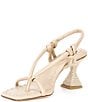 Antonio Melani x M.G. Style Harlan Leather Slingback Block Heel Dress Sandals, Color:Linen - Image 5
