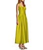 Antonio Melani x M.G. Style Jen A-Line Square Neck Sleeveless Dress, Color:Kiwi - Image 4