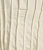 Antonio Melani x M.G. Style Jenny Round Neck Sleeveless Pleat A-Line Fringe Dress, Color:Pearl - Image 3