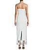 Antonio Melani x M.G. Style Kate One Shoulder Sweetheart Neckline Fringe Dress, Color:Mist - Image 3