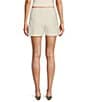 Antonio Melani x M.G. Style Kurry Textured Wrap Coordinating Skort, Color:Ivory - Image 3