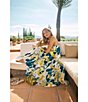 Antonio Melani x M.G. Style Lamar Printed Two Piece Poplin Blouse & Skirt Set, Color:Paint - Image 6