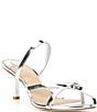 Antonio Melani x M.G. Style Leo Leather Shell Ornamented Dress Sandals, Color:Silver - Image 2