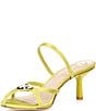 Antonio Melani x M.G. Style Leo Satin Shell Ornamented Dress Sandals, Color:Kiwi - Image 4