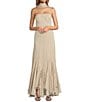 Antonio Melani x M.G. Style Mallie Detached Scarf Square Neck Sleeveless Asymmetrical Hem Mermaid Dress, Color:Bittersweet - Image 2