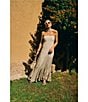 Antonio Melani x M.G. Style Mallie Detached Scarf Square Neck Sleeveless Asymmetrical Hem Mermaid Dress, Color:Bittersweet - Image 6