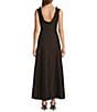 Antonio Melani x M.G. Style Margery Linen Blend Scoop Neck Sleeveless A-Line Dress, Color:Bittersweet - Image 3