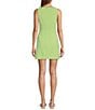 Antonio Melani x M.G. Style Marin A-Line Boat Keyhole Neck Sleeveless Dress, Color:Peridot - Image 3