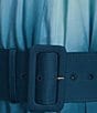 Antonio Melani x M.G. Style MG Ombre Halter Neck Sleeveless Belted Dress, Color:Blue Ombre - Image 5
