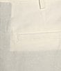 Antonio Melani x M.G. Style Page Woven Straight Leg Coordinating Pleated Ankle Pants, Color:Ivory - Image 5