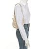 Antonio Melani x M.G. Style Pearl Sands Slouchy Drawstring Bucket Bag, Color:Natural - Image 5