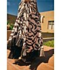 Antonio Melani x M.G. Style Somers Swirl Print Linen Blend Straw Trim Two Piece Set, Color:Brown Swirl - Image 6