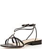 Antonio Melani x M.G. Style Sonny II Leather Pearl Ornamented Ankle Strap Flat Sandals, Color:Bittersweet - Image 4