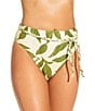 Antonio Melani x M.G. Style Sorrento Belted High Waisted Swim Bottom, Color:Green - Image 1