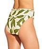 Antonio Melani x M.G. Style Sorrento Belted High Waisted Swim Bottom, Color:Green - Image 2