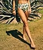 Antonio Melani x M.G. Style Sorrento Belted High Waisted Swim Bottom, Color:Green - Image 4