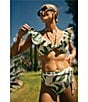 Antonio Melani x M.G. Style Sorrento Belted High Waisted Swim Bottom, Color:Green - Image 6