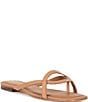 Antonio Melani x M.G. Style William Leather Thong Flat Sandals, Color:Ibiza Nude - Image 1