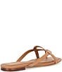 Antonio Melani x M.G. Style William Leather Thong Flat Sandals, Color:Ibiza Nude - Image 2