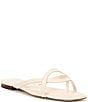 Antonio Melani x M.G. Style William Textured Leather Thong Flat Sandals, Color:Sweet Cream - Image 2