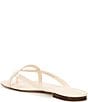 Antonio Melani x M.G. Style William Textured Leather Thong Flat Sandals, Color:Sweet Cream - Image 4
