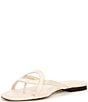 Antonio Melani x M.G. Style William Textured Leather Thong Flat Sandals, Color:Sweet Cream - Image 5